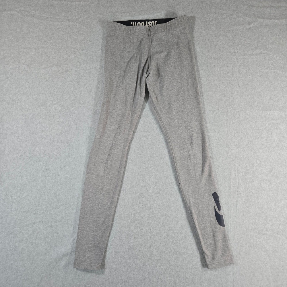 Nike Sportswear Women Gray Futura Logo Leggings 806927-091 Size S